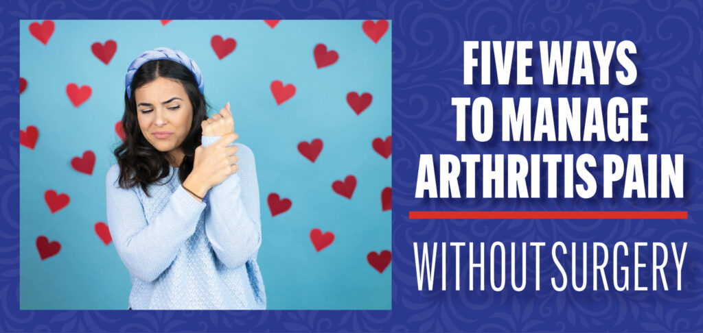 Five ways to manage arthritis pain