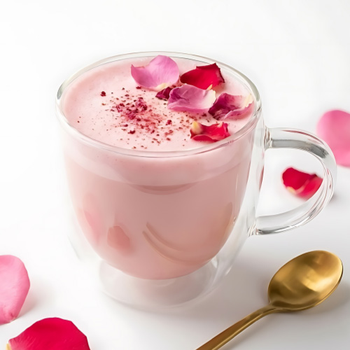 Valentine's Day Rose Latte